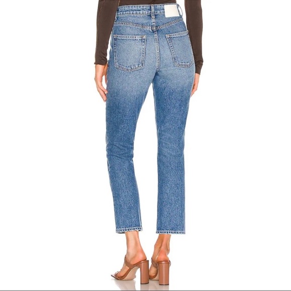 GRLFRND The Karolina High Rise Straight Crop Jeans Size 26 - Picture 3 of 11